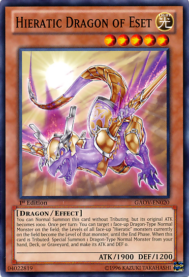 Hieratic Dragon of Eset [GAOV-EN020] Common | The CG Realm