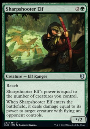 Sharpshooter Elf [Commander Legends: Battle for Baldur's Gate] | The CG Realm
