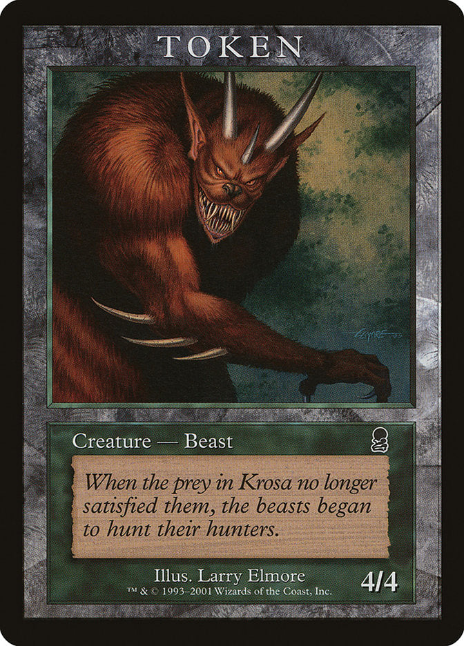 Beast Token [Magic Player Rewards 2001] | The CG Realm