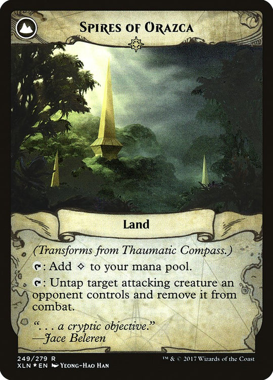 Thaumatic Compass (PRE-249) - Ixalan Promos: (compasslanddfc) Foil