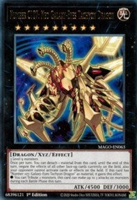 Number C107: Neo Galaxy-Eyes Tachyon Dragon [MAGO-EN063] Rare | The CG Realm