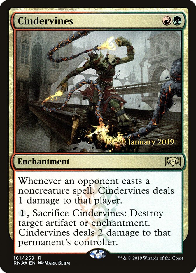 Cindervines [Ravnica Allegiance Prerelease Promos] | The CG Realm