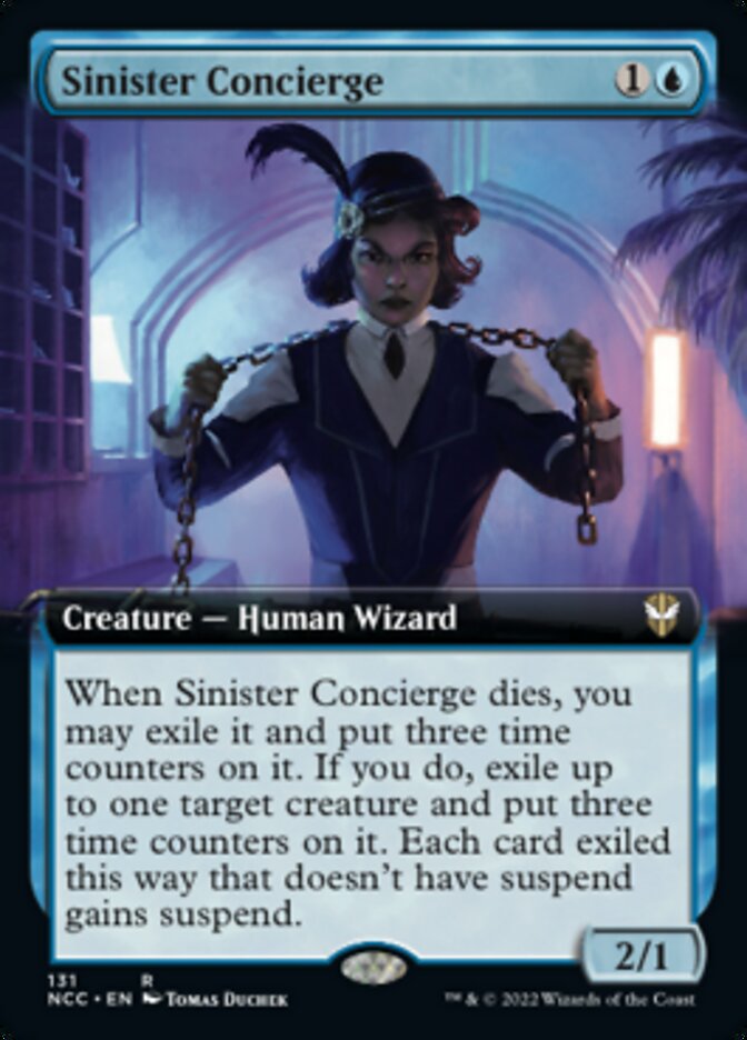 Sinister Concierge (Extended Art) [Streets of New Capenna Commander] | The CG Realm