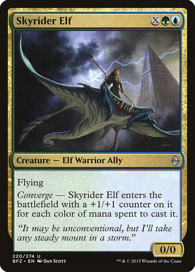 Skyrider Elf [Battle for Zendikar] | The CG Realm