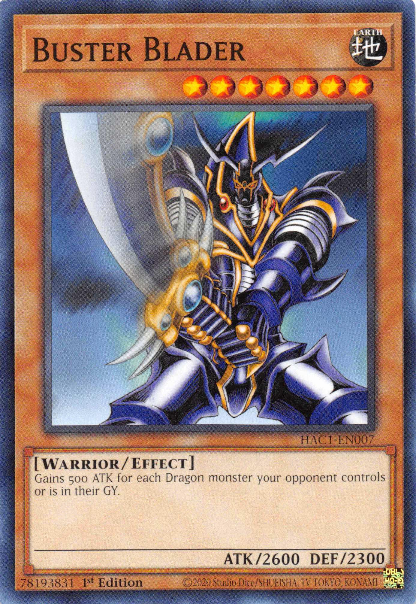 Buster Blader [HAC1-EN007] Common | The CG Realm