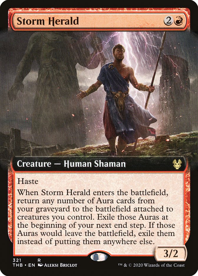 Storm Herald (Extended Art) [Theros Beyond Death] | The CG Realm