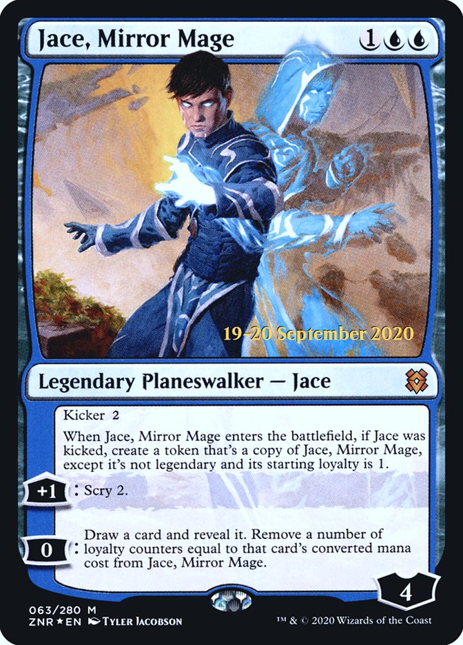 Jace, Mirror Mage [Zendikar Rising Prerelease Promos] | The CG Realm