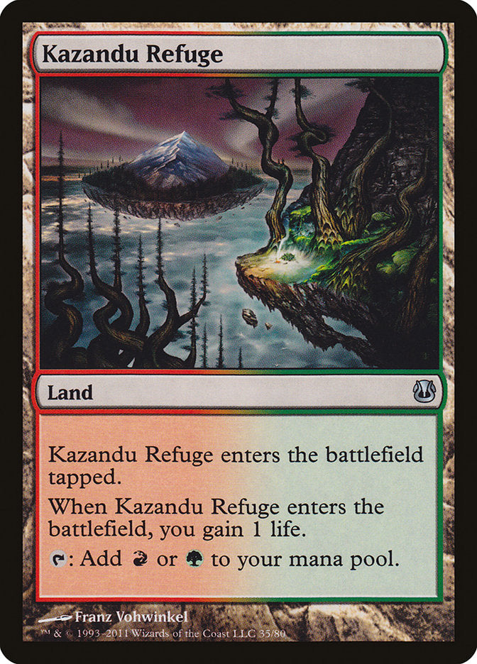 Kazandu Refuge [Duel Decks: Ajani vs. Nicol Bolas] | The CG Realm