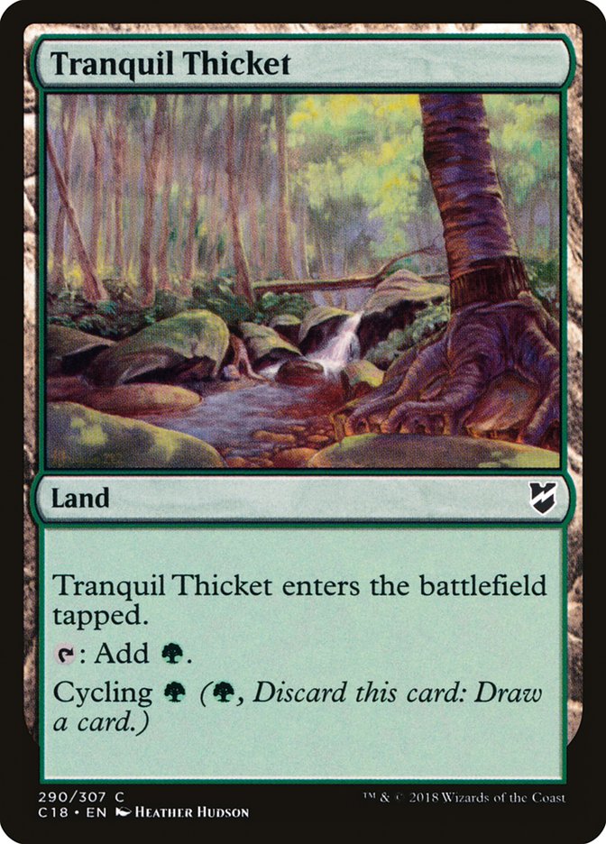 Tranquil Thicket [Commander 2018] | The CG Realm