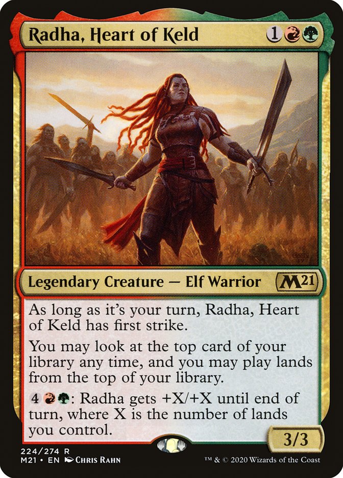 Radha, Heart of Keld [Core Set 2021] | The CG Realm