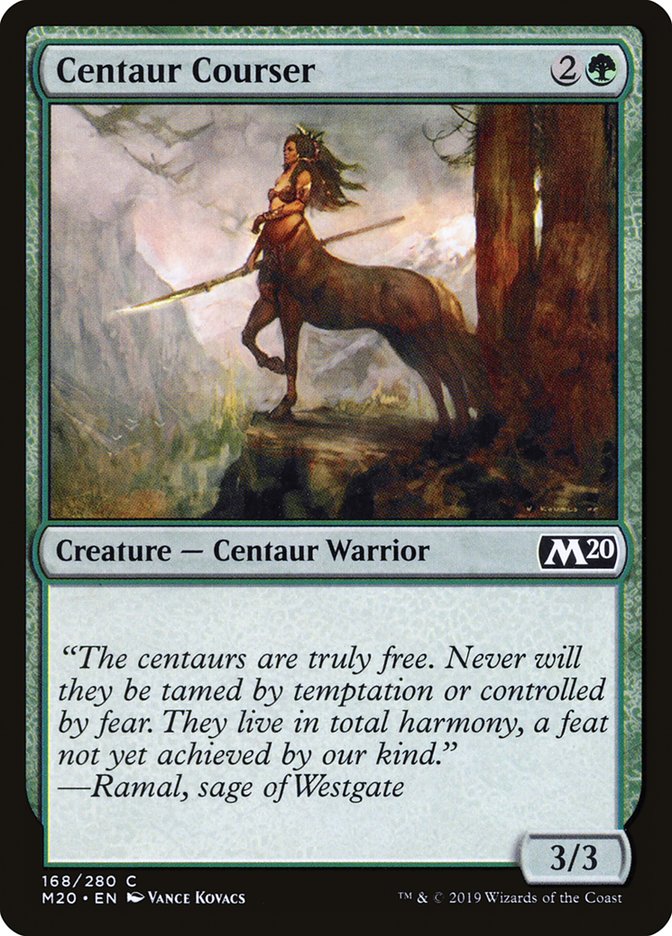 Centaur Courser [Core Set 2020] | The CG Realm