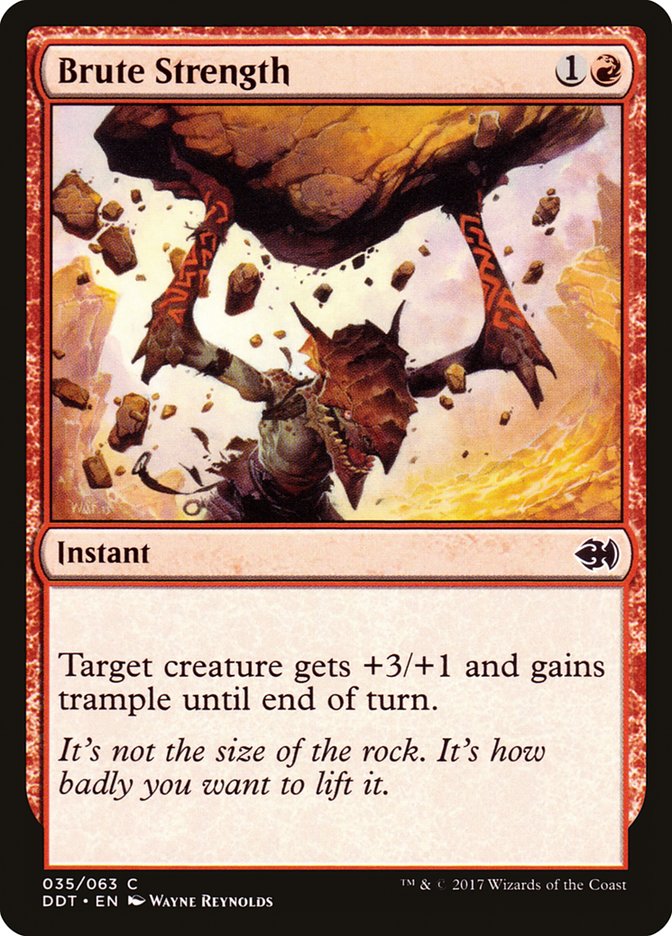 Brute Strength [Duel Decks: Merfolk vs. Goblins] | The CG Realm