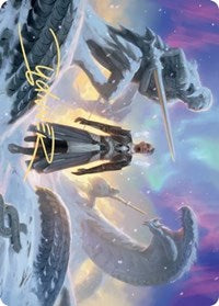Search for Glory Art Card (Gold-Stamped Signature) [Kaldheim Art Series] | The CG Realm