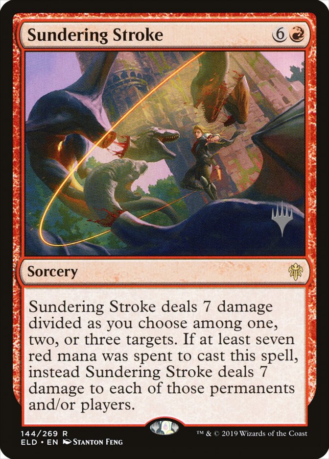 Sundering Stroke (Promo Pack) [Throne of Eldraine Promos] | The CG Realm