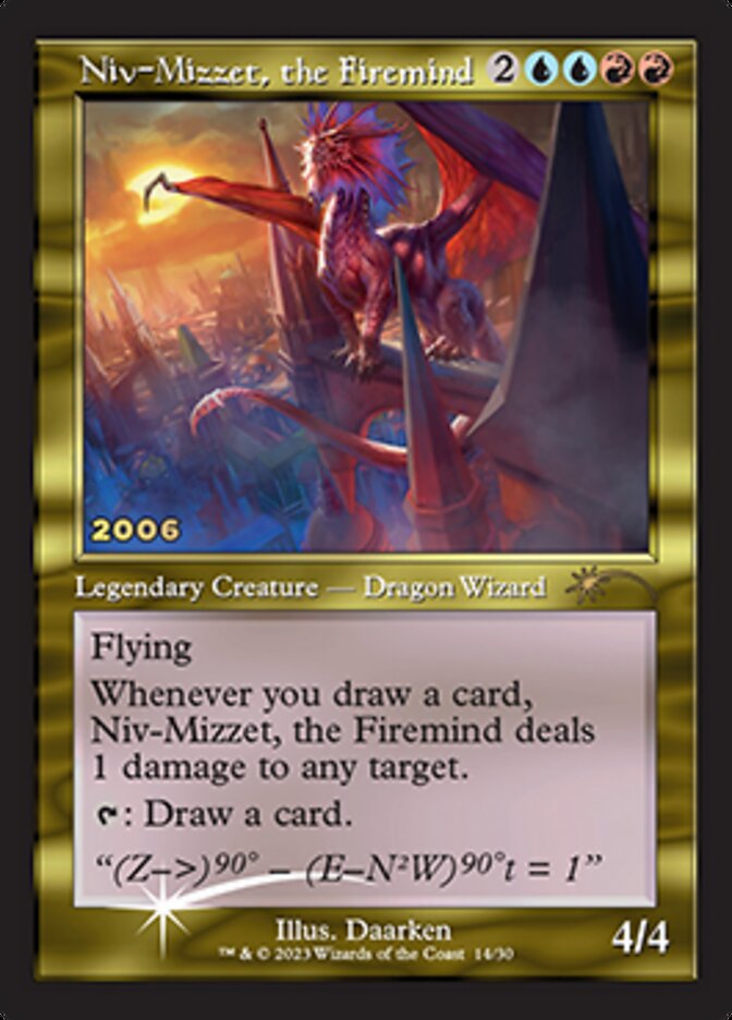 Niv-Mizzet, the Firemind [30th Anniversary Promos] | The CG Realm