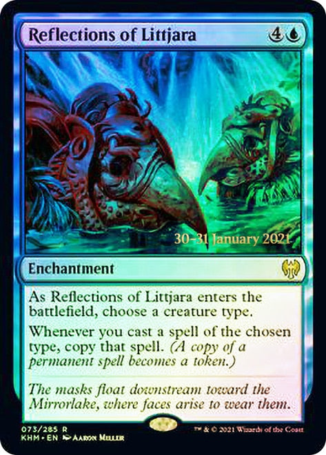 Reflections of Littjara [Kaldheim Prerelease Promos] | The CG Realm