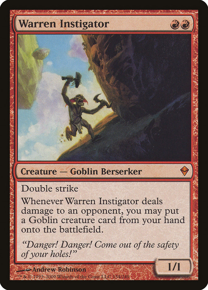 Warren Instigator [Zendikar] | The CG Realm