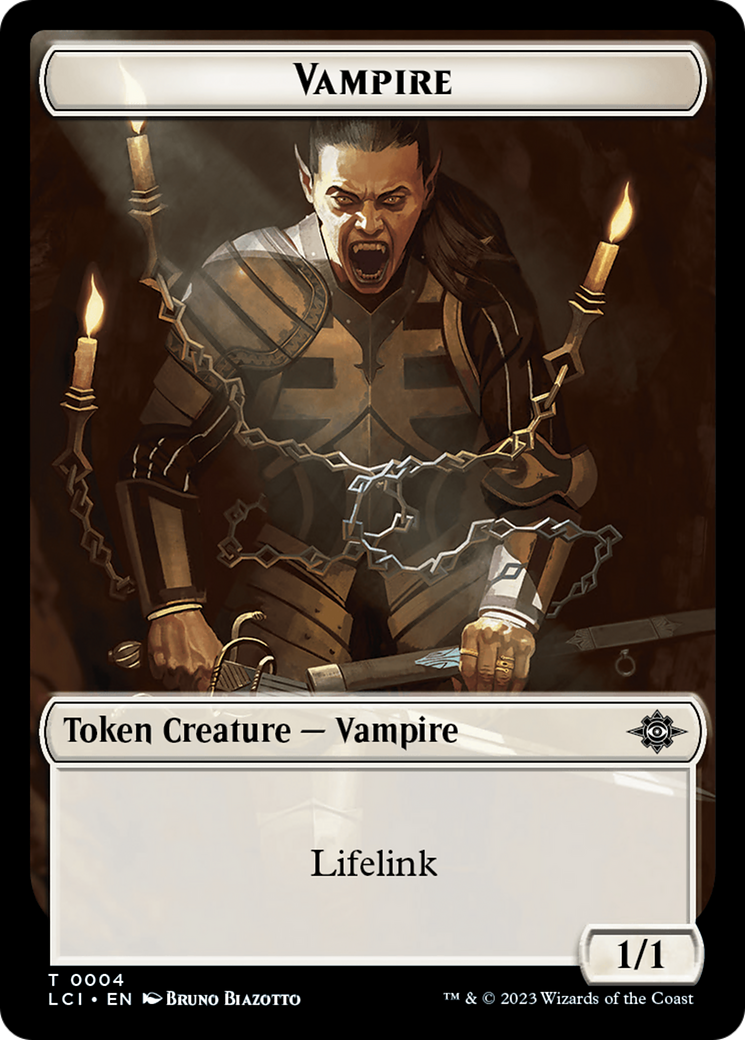 Vampire Token [The Lost Caverns of Ixalan Tokens] | The CG Realm