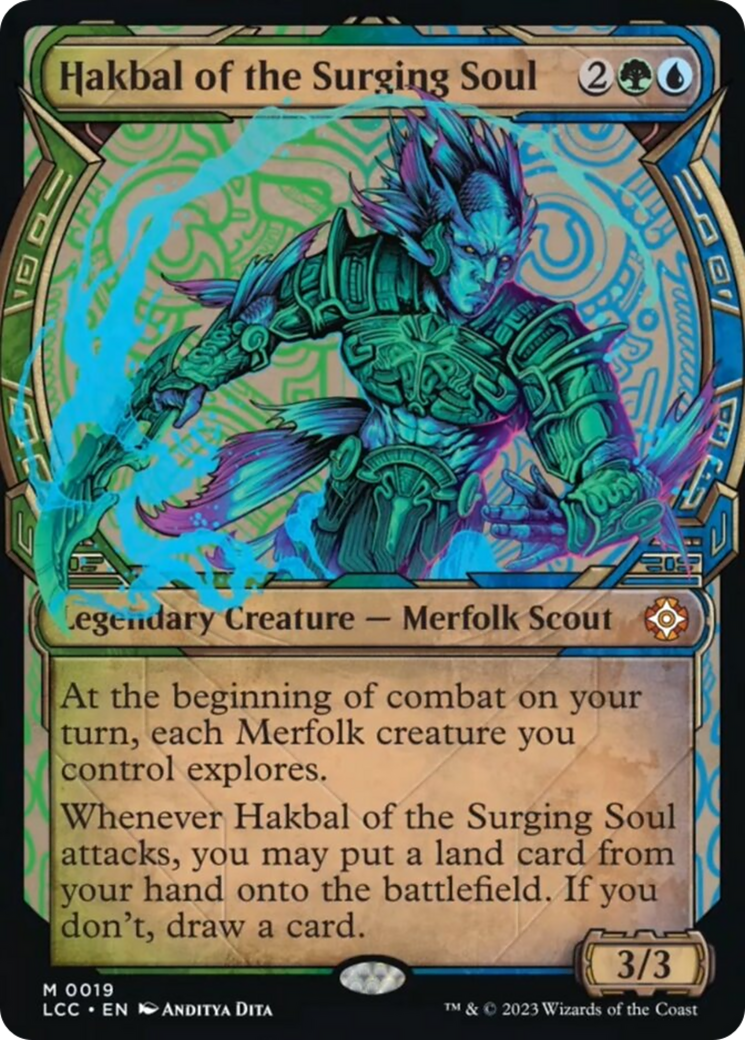 Hakbal of the Surging Soul (Showcase) [The Lost Caverns of Ixalan Commander] | The CG Realm