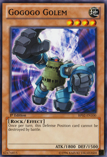 Gogogo Golem [BP02-EN100] Mosaic Rare | The CG Realm