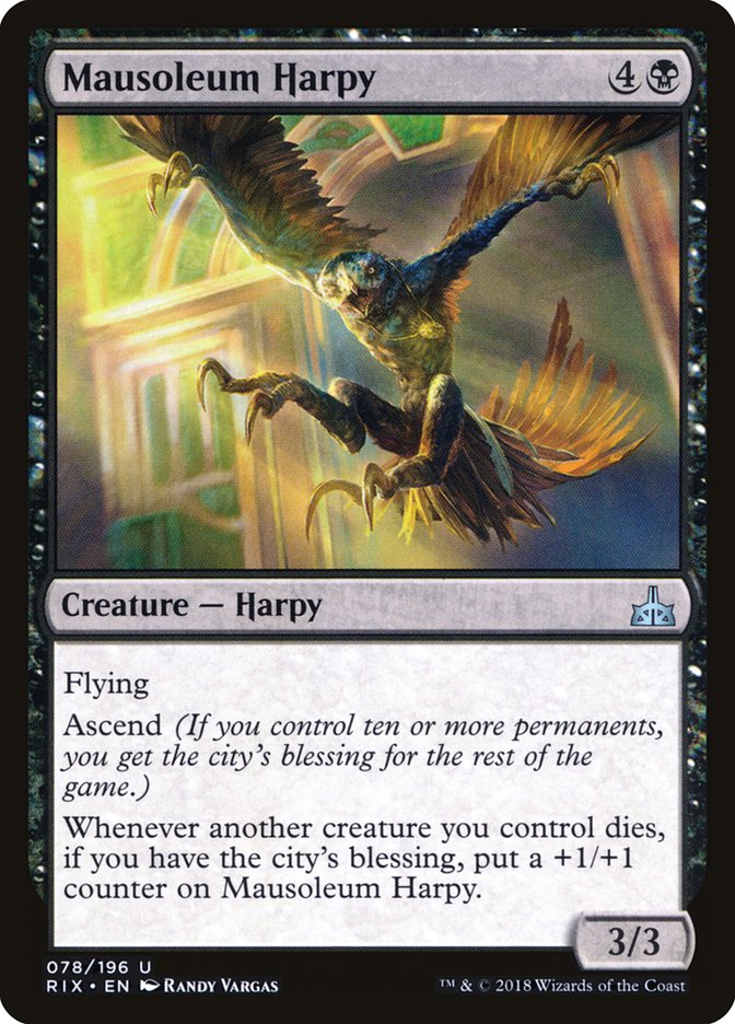 Mausoleum Harpy [Rivals of Ixalan] | The CG Realm