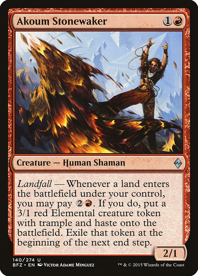 Akoum Stonewaker [Battle for Zendikar] | The CG Realm