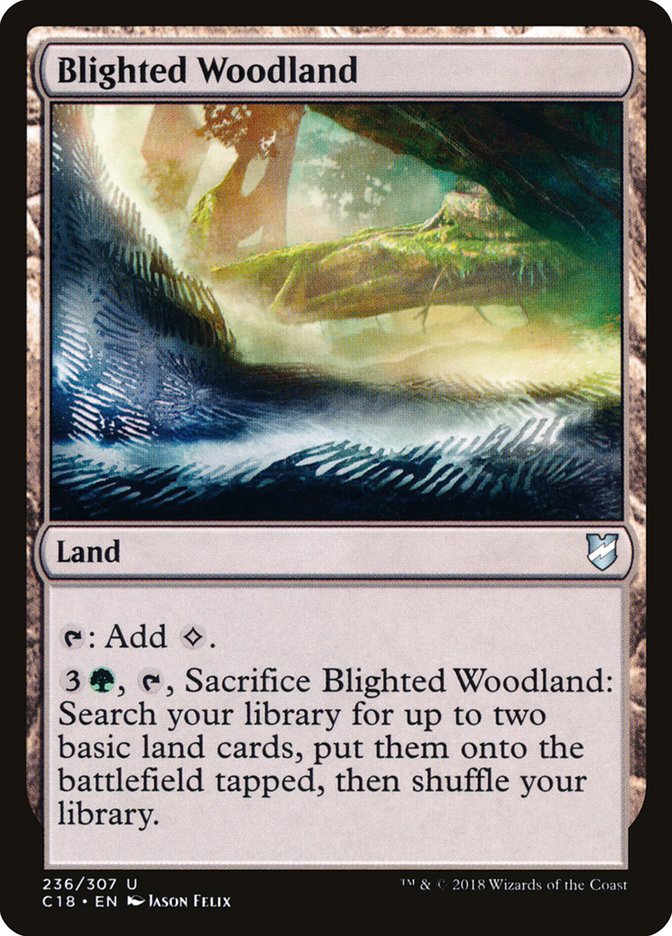 Blighted Woodland [Commander 2018] | The CG Realm