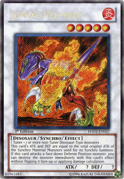 Jurrac Velphito [HA03-EN027] Secret Rare | The CG Realm