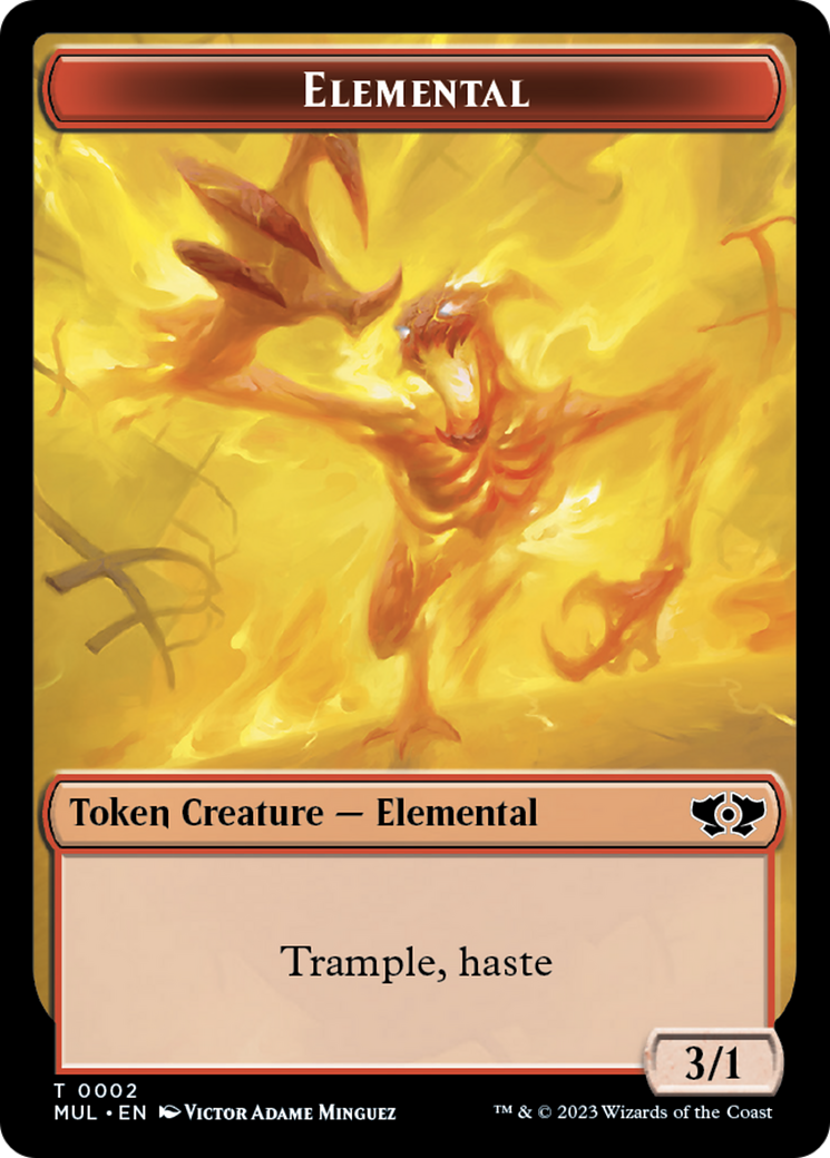 Elemental Token [Multiverse Legends Tokens] | The CG Realm