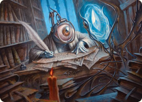 Unblinking Observer Art Card [Innistrad: Midnight Hunt Art Series] | The CG Realm