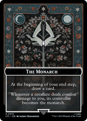 The Monarch // Treasure Double-Sided Token [The Lord of the Rings: Tales of Middle-Earth Commander Tokens] | The CG Realm
