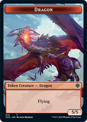 Dragon // Dragon Double-Sided Token [Starter Commander Decks] | The CG Realm