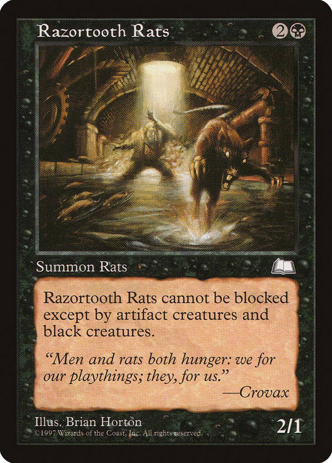 Razortooth Rats [Weatherlight] | The CG Realm