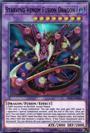 Starving Venom Fusion Dragon [FIGA-EN060] Super Rare | The CG Realm