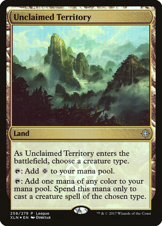 Unclaimed Territory (League) [Ixalan Promos] | The CG Realm