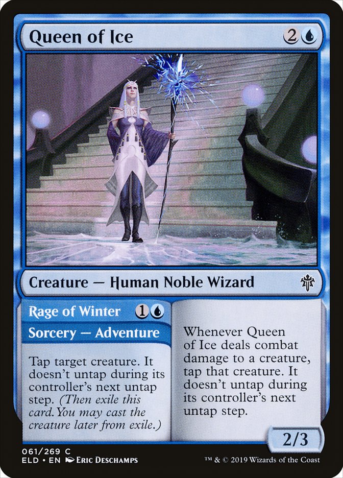 Queen of Ice // Rage of Winter [Throne of Eldraine] | The CG Realm