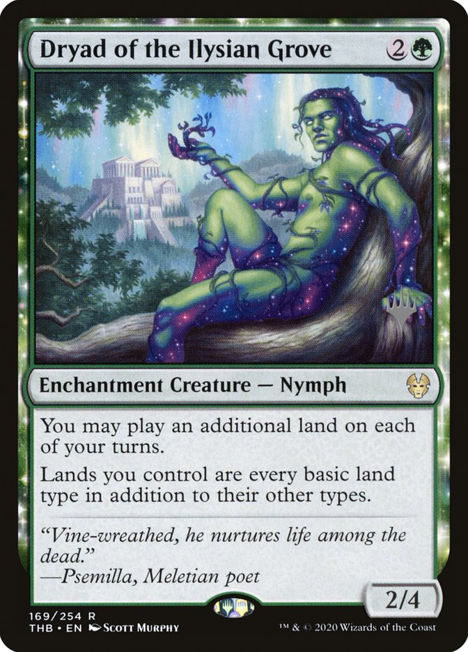 Dryad of the Ilysian Grove (Promo Pack) [Theros Beyond Death Promos] | The CG Realm