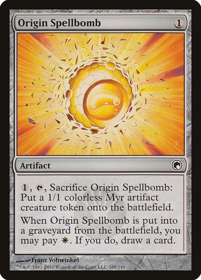 Origin Spellbomb [Scars of Mirrodin] | The CG Realm