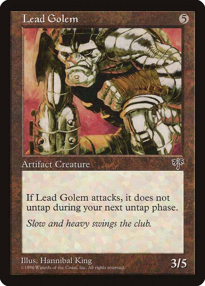 Lead Golem [Mirage] | The CG Realm