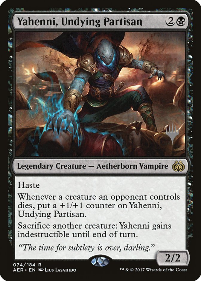 Yahenni, Undying Partisan (Promo Pack) [Aether Revolt Promos] | The CG Realm