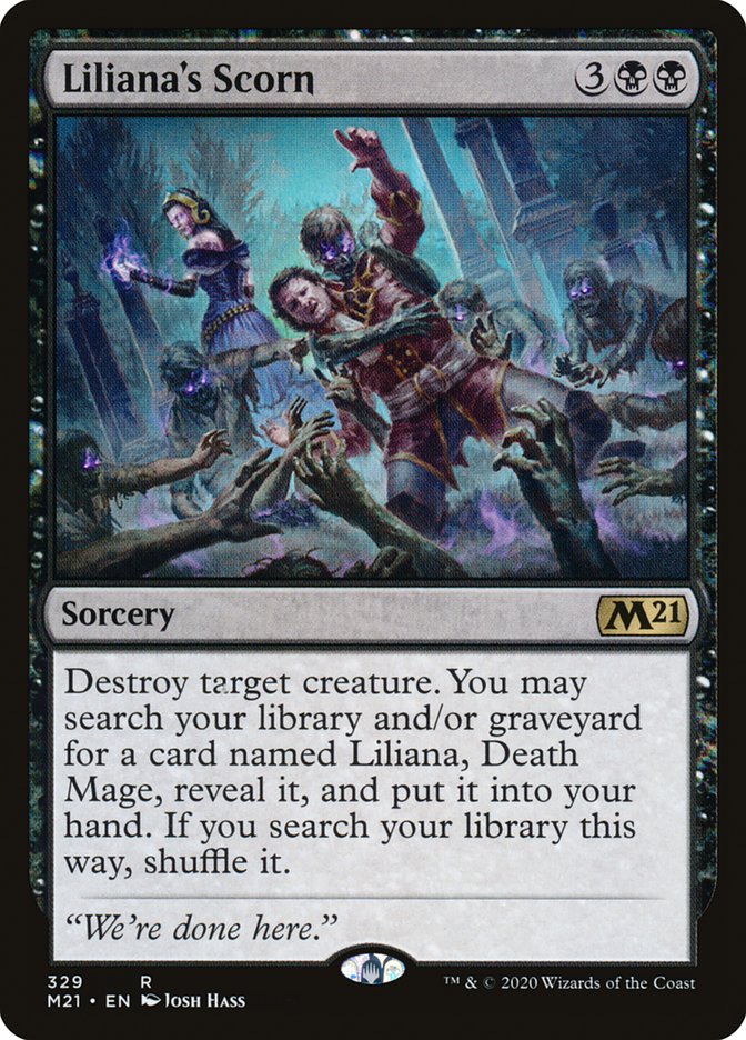Liliana's Scorn [Core Set 2021] | The CG Realm