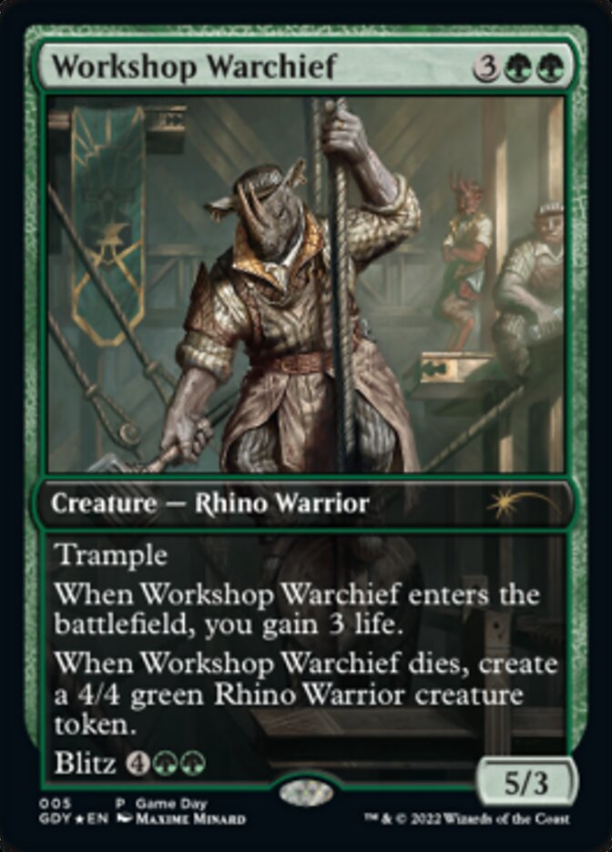 Workshop Warchief [Game Day 2022] | The CG Realm