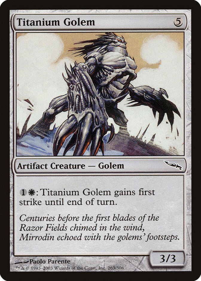 Titanium Golem [Mirrodin] | The CG Realm