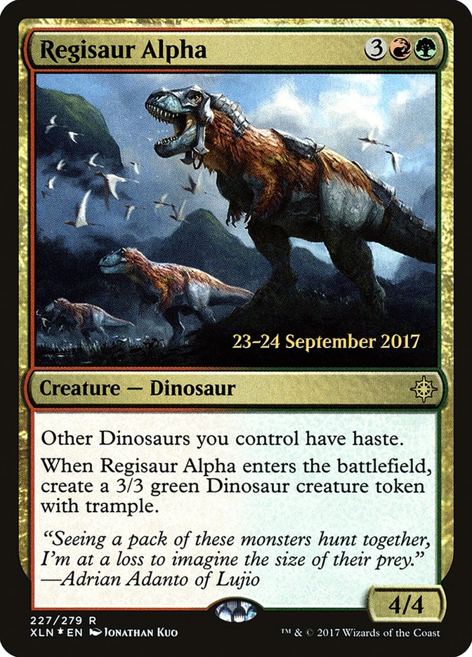 Regisaur Alpha [Ixalan Prerelease Promos] | The CG Realm