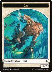 Angel // Cat Double-Sided Token [Commander 2018 Tokens] | The CG Realm