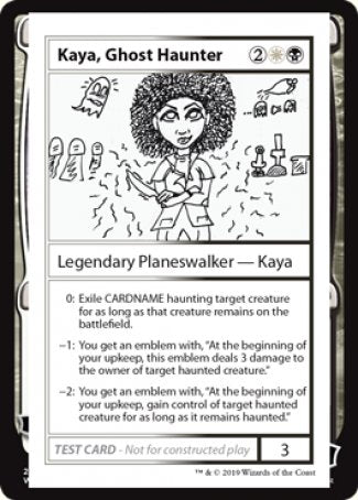 Kaya, Ghost Haunter (2021 Edition) [Mystery Booster Playtest Cards] | The CG Realm