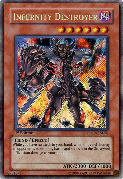 Infernity Destroyer [TSHD-EN098] Secret Rare | The CG Realm
