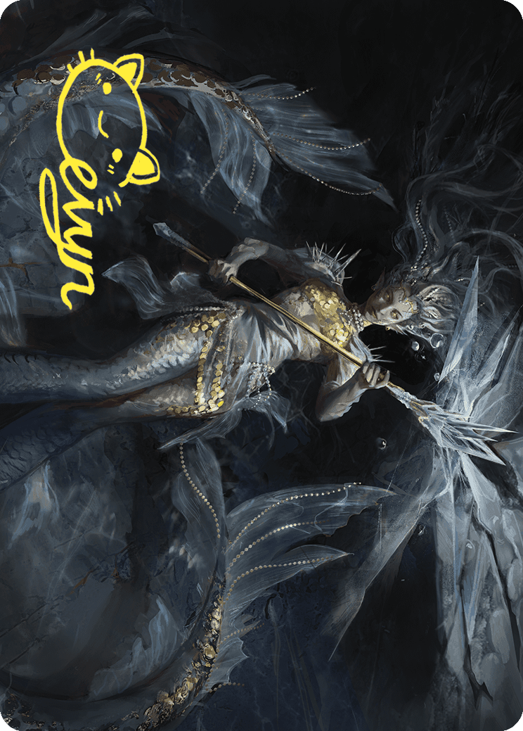 Sharae of Numbing Depths Art Card (Gold-Stamped Signature) [Wilds of Eldraine Art Series] | The CG Realm