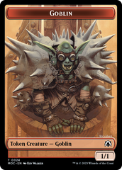 Goblin // Eldrazi Double-Sided Token [March of the Machine Commander Tokens] | The CG Realm