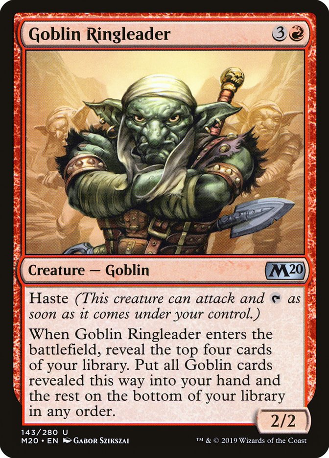 Goblin Ringleader [Core Set 2020] | The CG Realm